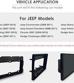 Dash Camera-hizpo-hizpo 8GB +128GB Car Stereo Radiot forJeep Wrangler JK (2007-2018); Android 12 Carplay Radio 10.1 inch QLED Touchscreen with SWC Weather Display Bluetooth RDS DSP AM/FM USB 2