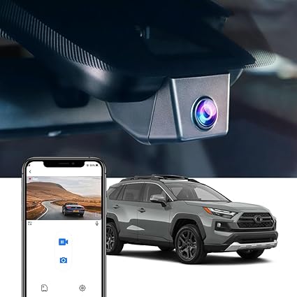 Dash Camera-FITCAMX-Fitcamx 4K Dash Cam Suitable for Toyota RAV4 2022 2023 2024 2025 LE Limited SE Adventure XLE Premium XSE (Model B) with Vent Hole- OEM Look 3 Dash Camera-FITCAMX-Fitcamx 4K Dash Cam Suitable for Toyota RAV4 2022 2023 2024 2025 LE Limited SE Adventure XLE Premium XSE (Model B) with Vent Hole- OEM Look - Image 3