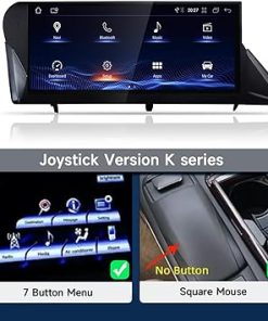 Dash Camera-ZBARK-Android 13 System 10.25 inch Touch Screen Radio Car Stereo for Lexus RX300 RX350 RX450H from 2012 to 2014 Built in CarPlay BT Head Unit 4GB RAM 64GB ROM Square Mouse 2