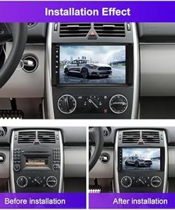 Dash Camera-Roinvou-Roinvou [2G+32G] Android Car Stereo for Mercedes Benz W906 Sprinter W169 W245 W639 Vito Viano with Wireless Carplay Android Auto- 9″ Touch Screen for Sprinter Car Radio Support GPS/WiFi/Bluetooth/26UI 2