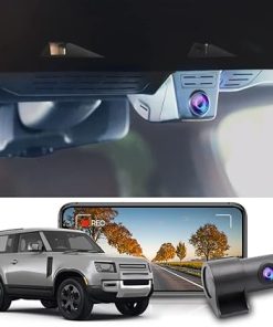 Dash Camera-FITCAMX-Fitcamx 2K Dual Dash Cam for Land Rover Defender 110 90 130 P300 P400 P500 P525 P635 S SE V8- OEM Look