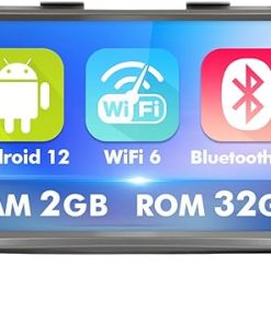 Dash Camera-ISUDAR-9 Inch IPS Touchscreen Android 12 Car Stereo for Toyota Camry 2006-2011 with Wireless CarPlay & Android Auto 2+32GB Car Radio- Support GPS