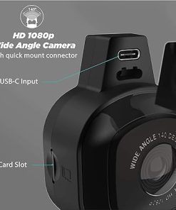 Dash Camera-Scosche-Scosche NEXC1 Full HD 1080P Smart Phone Enabled Dash Cam Powered by Nexar with 32GB Micro-SD Memory Card – WiFi & Bluetooth – Car Security Camera System with StickGrip Suction Cup for Secure Mounting 2