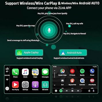 Dash Camera-Alikali-9.7″ Car Stereo w/Carplay Android Auto for Chrysler Town and Country 2011-2016-for Dodge Grand Caravan 2011-2020 2 Din Android 13.0 Car Radio Receiver w/GPS Navigation Bluetooth Backup Camera – 2+32G 3 Dash Camera-Alikali-9.7" Car Stereo w/Carplay Android Auto for Chrysler Town and Country 2011-2016-for Dodge Grand Caravan 2011-2020 2 Din Android 13.0 Car Radio Receiver w/GPS Navigation Bluetooth Backup Camera - 2+32G - Image 3