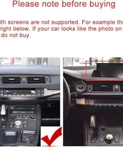 Dash Camera-GOJOHO-Android 13 for Lexus CT200 CT200H Radio 2010-2018 Car Stereo Wireless/Wired Carplay Android Auto GPS Navigation 7″ IPS Touchscreen RDS Steering Wheel Control Free Rear Camera (4GB RAM+64GB ROM) 2