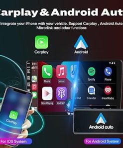 Dash Camera-KUNFINE-Kunfine Car CarPlay Android Auto Navigation Stereo GPS Radio Reverse Camera Display 9″ IPS Touchscreen Headunit Tablet Pad Media Player for Suzuki Sx4 2006-2013- if Applicable Octa Core 4G+64G 2