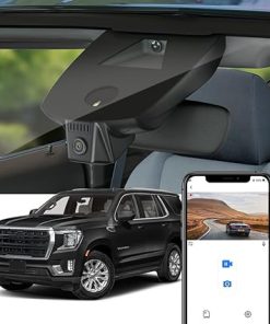 Dash Camera-FITCAMX-Fitcamx 4K Dash Cam Suitable for GMC Yukon 2021-2024 Denali XL AT4 SLE SLT (HD2-4925)- with Auto-Dimming