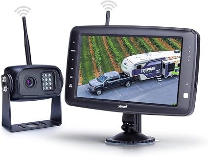 Dash Camera-yuwei-Wireless backup camera System with 7 inch splitscreen- Waterproof Wireless Rear View Camera with Night Vision Dash Camera-yuwei-Wireless backup camera System with 7 inch splitscreen- Waterproof Wireless Rear View Camera with Night Vision