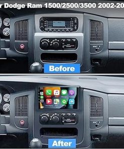 Dash Camera-Loddery-9 inch Android 13.0 Car Stereo Radio for Dodge Ram 1500 2500 3500 2003 2004 2005- 2GB +32GB 2