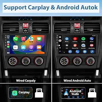 Dash Camera-AWESAFE-【2GB+64GB】 Car Radio Stereo Android 13 for Subaru Forester WRX Impreza 2013 2014 2015 with CarPlay Android Auto 2 Dash Camera-AWESAFE-【2GB+64GB】 Car Radio Stereo Android 13 for Subaru Forester WRX Impreza 2013 2014 2015 with CarPlay Android Auto - Image 2