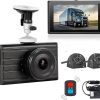 Dash Camera-WEUASTE-6.25″ Portable Motorcycle DVR with Dual 1080P HD Dash Cameras- Motorcycle TPMS 4 Dash Camera-WEUASTE-6.25″ Portable Motorcycle DVR with Dual 1080P HD Dash Cameras- Motorcycle TPMS 4