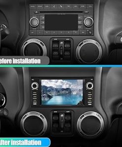 Dash Camera-AWESAFE-AWESAFE Android Car Stereo for Jeep Wrangler Radio Chrysler Dodge Ram 1500 with Wireless Carplay- 7 Inch Touch Screen for Jeep Car Radio with WiFi GPS Navigation FM Radio + Backup Camera 2
