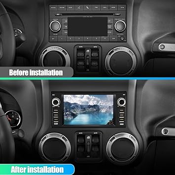 Dash Camera-AWESAFE-AWESAFE Android Car Stereo for Jeep Wrangler Radio Chrysler Dodge Ram 1500 with Wireless Carplay- 7 Inch Touch Screen for Jeep Car Radio with WiFi GPS Navigation FM Radio + Backup Camera 2 Dash Camera-AWESAFE-AWESAFE Android Car Stereo for Jeep Wrangler Radio Chrysler Dodge Ram 1500 with Wireless Carplay- 7 Inch Touch Screen for Jeep Car Radio with WiFi GPS Navigation FM Radio + Backup Camera - Image 2