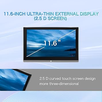 Dash Camera-YUZTTHL-11.6-inch Android 11 4K Portable car Rear-seat TV headrest Monitor Wireless mirroring Touch Screen Support for Mobile Phones and Tablet Video Player with WiFi/USB/HDMI/AV Input/Bluetooth/FM/Airplay 3 Dash Camera-YUZTTHL-11.6-inch Android 11 4K Portable car Rear-seat TV headrest Monitor Wireless mirroring Touch Screen Support for Mobile Phones and Tablet Video Player with WiFi/USB/HDMI/AV Input/Bluetooth/FM/Airplay - Image 3