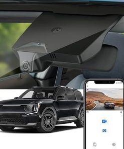 Dash Camera-FITCAMX-Fitcamx 4K Dash Cam Compatible with Kia EV9 2023 2024 2025 Wind Land GT-Line- OEM Factory Look