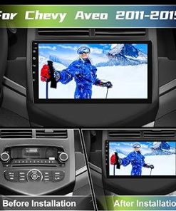 Dash Camera-EagleNav-Android 12 Car Stereo for Chevy Aveo Sonic 2011-2015 9 inch Touchscreen Car Radio with Wireless CarPlay Android Auto 2GB+32GB Car Stereo Audio Support BT WiFi GPS Hi-Fi FM RDS SWC 2