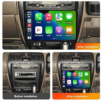Dash Camera-RONGJI-Car Stereo for Toyota Hilux Surf 1996-2002 RHD Stereo GPS Navigation Upgrade Dash Kit-2+32GB 10.1″ IPS Touch Screen Head Unit with Car-Play & Android Auto/SWC/Rear View 2 Dash Camera-RONGJI-Car Stereo for Toyota Hilux Surf 1996-2002 RHD Stereo GPS Navigation Upgrade Dash Kit-2+32GB 10.1" IPS Touch Screen Head Unit with Car-Play & Android Auto/SWC/Rear View - Image 2