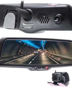 Dash Camera-Master Tailgaters-Master Tailgaters 10″ OEM Rear View Mirror Dash Cam with 10″ LCD Screen | Rearview Universal Fit | 1080p 30fps HD DVR | Dual Way Video Recorder with WiFi | Anti Glare | 1080p Backup Camera Included