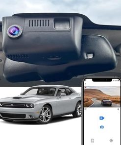 Dash Camera-FITCAMX-Fitcamx 4K Dash Cam for 2015-2023 Dodge Challenger GT R/T SXT Plus Scat Pack (HD2-6072)- OEM Factory Look