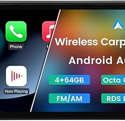 Dash Camera-Biorunn-5GWiFi Upgrade Car Stereo Radio for Dodge Grand Caravan 2011-2020 – Biorunn 8-Core Wireless Carplay Android Auto GPS Navigation – 4GB+64GB 9 Inch Touchscreen Blue-Tooth RDS FM AM DSP