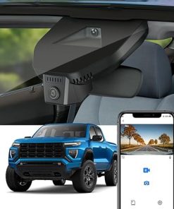 Dash Camera-FITCAMX-Fitcamx 4K Dash Cam Suitable for GMC Canyon 2023 2024 2025 AT4 AT4X Elevation Denali (Has Auto-Dimming)- OEM Look