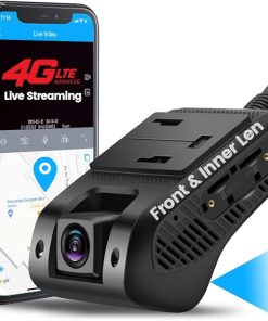 Dash Camera-PjxerdQ-Live Video & 24H Remote Monitor- Jimi JC400P 4G & WiFi Dual Dash Cam Front and Inside Cam for Cars 1080P Car Camera Driving Recorder| GPS Track| G-Sensor | Loop Records | Behavior Analysis (LNCOONAPP)