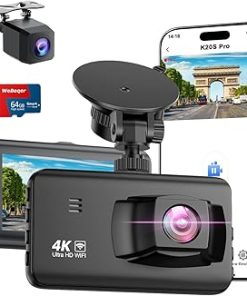 Dash Camera-WeBeqer-Dash Cam Front and Rear-4K Dual Dashcam with 64GB Card