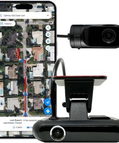 Dash Camera-OPTIMUS-Optimus DG2 – Live Dashcam & GPS Tracker – View Remote Video Footage – 2 Channel – Real-Time Tracking – Harsh Driving- Speeding and Other Notifications – Easy Installation by Plug into OBD Port