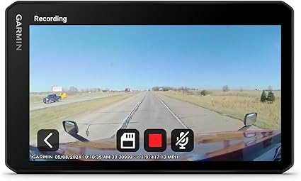 Dash Camera-Garmin-Garmin dēzlCam™ OTR725 High-Res 7” GPS Truck Navigator with Built-in 1080P HD Dash Cam- Automatic Incident Recording 2 Dash Camera-Garmin-Garmin dēzlCam™ OTR725 High-Res 7” GPS Truck Navigator with Built-in 1080P HD Dash Cam- Automatic Incident Recording - Image 2