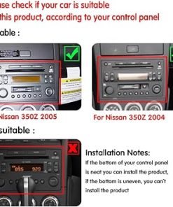 Dash Camera-aoonav-12.1 Inch Android 12 Car Radio for Nissan 350Z 2003-2007 Auto Stereo Replacement Wireless Carplay Android Auto GPS Navigation Multimedia Video Player Head Unit 2