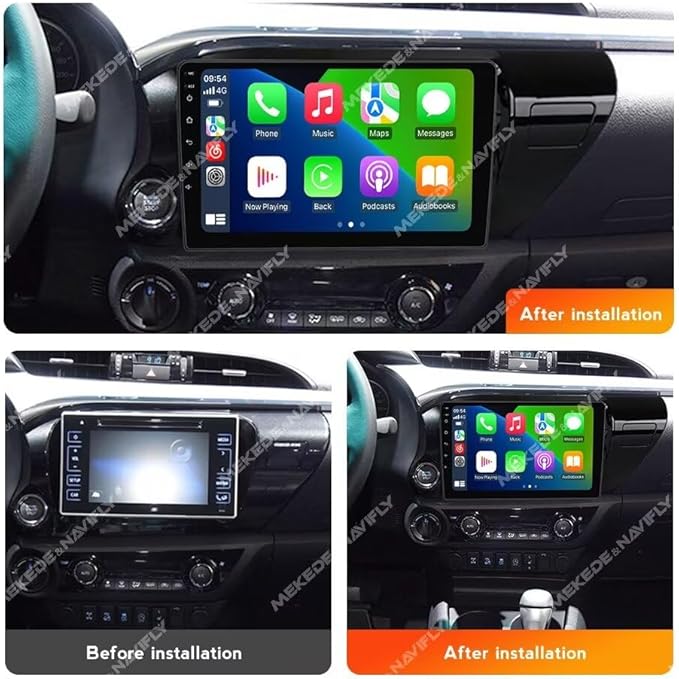 Dash Camera-RONGJI-Radio for Toyota Hilux 2015-2020(Right Hand) Stereo Upgrade Dash Kit Car GPS Navigation-2+32GB 10″ IPS Touch Screen Head Unit with Car-Play & Android Auto/SWC/Rear View 2 Dash Camera-RONGJI-Radio for Toyota Hilux 2015-2020(Right Hand) Stereo Upgrade Dash Kit Car GPS Navigation-2+32GB 10" IPS Touch Screen Head Unit with Car-Play & Android Auto/SWC/Rear View - Image 2
