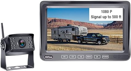 Dash Camera-4UCAM EXTEND YOUR VISION-4Ucam HD 1080P Digital Wireless Backup Camera + 7″ DVR Monitor Quad-View Compatible for Furrion FOS48T-BL/FOC12TA/FRCBRKT-BL Pre-Install Mounting for RV- Truck Dash Camera-4UCAM EXTEND YOUR VISION-4Ucam HD 1080P Digital Wireless Backup Camera + 7" DVR Monitor Quad-View Compatible for Furrion FOS48T-BL/FOC12TA/FRCBRKT-BL Pre-Install Mounting for RV- Truck