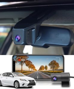 Dash Camera-FITCAMX-Fitcamx Front 2K+Rear 1080P Dash Cam Suitable for Lexus CT 200h 2011-2020 FWD F Sport Sdn Hybrid Premium- OEM Style