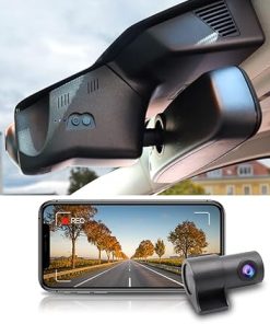 Dash Camera-FITCAMX-Fitcamx 4K Front and Rear Dash Cam Suitable for Jaguar E-Pace 2018 2019 2020 2021 2022 P300 P250 (Model 6137)- OEM Style
