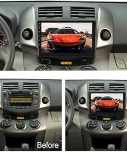 Dash Camera-Roinvou-Roinvou 2+64G Android 13 Car Stereo Radio for Toyota RAV4 2006-2012- 9” IPS Touch Screen Bluetooth Radio with Wireless Carplay Android Auto Mirror Link HiFi WiFi RDS SWC 2