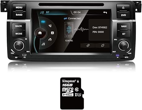 Dash Camera-AMASE AUDIO-AMASE AUDIO Wince 7 Inch Car Stereo- 1 Din Compatible for BMW E46 M3(1998-2005) Dash Camera-AMASE AUDIO-AMASE AUDIO Wince 7 Inch Car Stereo- 1 Din Compatible for BMW E46 M3(1998-2005)