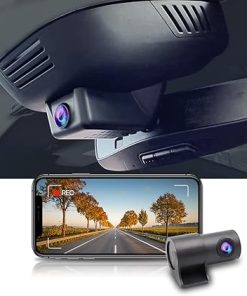 Dash Camera-FITCAMX-Fitcamx Front 4K+Rear 1080P Dash Cam Adapts for Volvo XC40 & XC40 Recharge B4 B5 T4 T5 P8 (Model B)- OEM Look