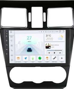 Dash Camera-Ossuret-Android 13 Car Stereo Car Radio 8-Core 4G+32G for Subaru Forester Impreza WRX 2015-2018 with Wireless Carplay Android Auto 9“ QLED Screen WiFi GPS Navigation Bluetooth 5.0