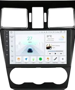 Dash Camera-Ossuret-Android 13 Car Stereo Car Radio 8-Core 4G+32G for Subaru Forester Impreza WRX 2015-2018 with Wireless Carplay Android Auto 9“ QLED Screen WiFi GPS Navigation Bluetooth 5.0