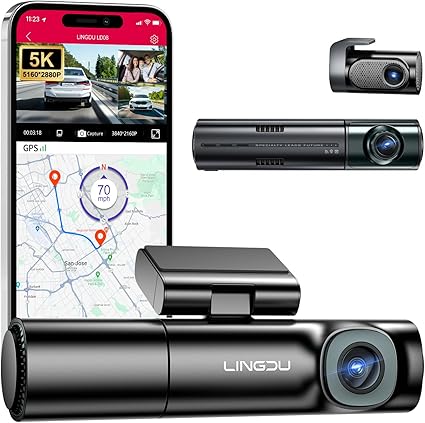 Dash Camera-LINGDU-LD08 5K 3 Channel Dash Cam with 128GB eMMC- ADAS Dash Camera-LINGDU-LD08 5K 3 Channel Dash Cam with 128GB eMMC- ADAS