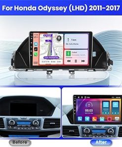 Dash Camera-Inefala-2+64G Screen for Honda Odyssey 2011 2012 2013 2014 2015 2016 2017 CarPlay Stereo Android 13 Car Radio 9 Inch Touchscreen Android Auto Backup Camera GPS FM RDS DSP 26UI 2
