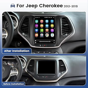 Dash Camera-Hikity-9.7 Inch Car Radio Stereo for Jeep Cherokee 2013-2018-Wireless Carplay Android Auto 2 Dash Camera-Hikity-9.7 Inch Car Radio Stereo for Jeep Cherokee 2013-2018-Wireless Carplay Android Auto - Image 2