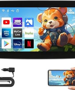 Dash Camera-AINAVIGO-10.1inch Android Portable Car TV Headrest Monitor Tablet for Cars Back seat Support Phone Wireless mirroring Touchscreen with WiFi/Bluetooth/HDMI/USB/Video Player (10.1” 2G+32G 1P)