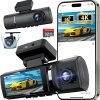 Dash Camera-Global-View.Net-The Eagle – Live Streaming Dash Cam Vehicle with GPS Tracking 4G LTE Dual Video Front & Cabin Facing Cameras – Subscription Required 4