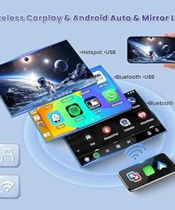 Dash Camera-Hikity-[8 Core 4+64GB] Hikity Android 13 Car Stereo for Toyota RAV4 2001-2006 Wireless Carplay Android Auto- 9” Touch Screen Car Radio 32EQ DSP/Bluetooth/GPS/WiFi/SWC/FM/RDS 2