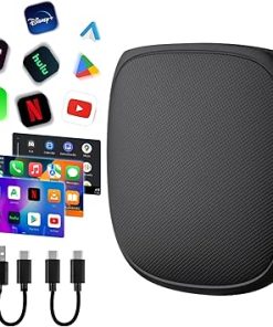 Dash Camera-MINJIELAA-Magic Carplay Ai Box 2.0 Max- Supports Netflix/YouTube/Hulu/Tiktok/TF Card etc.