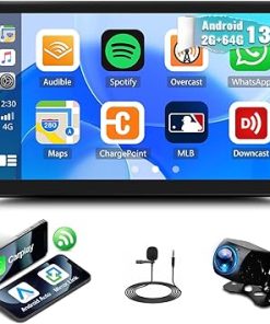 Dash Camera-Zomolither-2G 64G Carplay Radio for Dodge Grand Caravan 2011-2020 / for Chrysler Town & Country 2012-2016 with Android Auto- Android 13 Car Radio 9” Touchscreen GPS Bluetooth 16EQ Hi-Fi/WiFi+Backup Camera&Mic