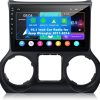 Dash Camera-Inexaccessories-[4+64G] Android 13 Car Radio for Jeep Wrangler 2011 2012 2013 2014 Support Wireless Carplay&Android Auto- 10.2 inch IPS Touchscreen Jeep Wrangler Stereo with GPS