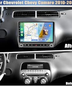Dash Camera-AMprime-[2+64G] Android 13 Car Stereo for Chevrolet Chevy Camaro 2010-2015 with Wireless Carplay&Android Auto-9 Inch Touch Screen Car Radio with Mirror Link GPS Navigation WiFi Bluetooth FM/RDS SWC EQ HiFi 2