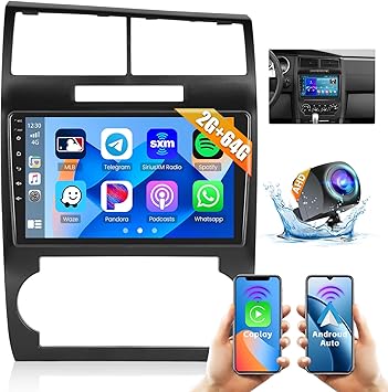 Dash Camera-Inefala-2+64G Android 13 CarPlay Car Stereo Radio for Dodge Charger 2006-2007 for Dodge Magnum 2005-2007- 9” HD Touch Screen Android Auto Dash Camera-Inefala-2+64G Android 13 CarPlay Car Stereo Radio for Dodge Charger 2006-2007 for Dodge Magnum 2005-2007- 9'' HD Touch Screen Android Auto